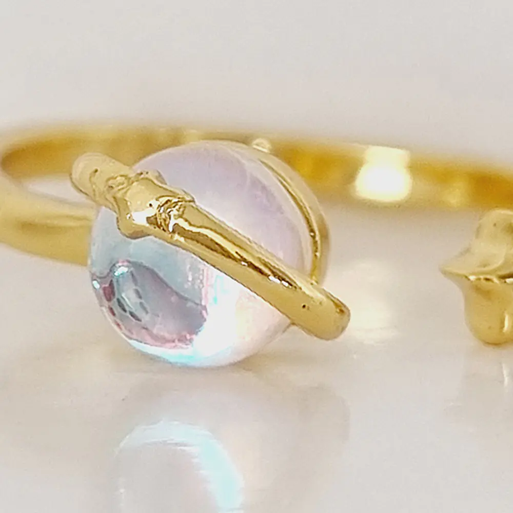 ANILLO UNIVERSO DORADO