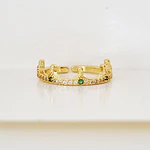 ANILLO CORONA VERDE