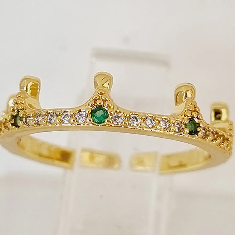 ANILLO CORONA VERDE