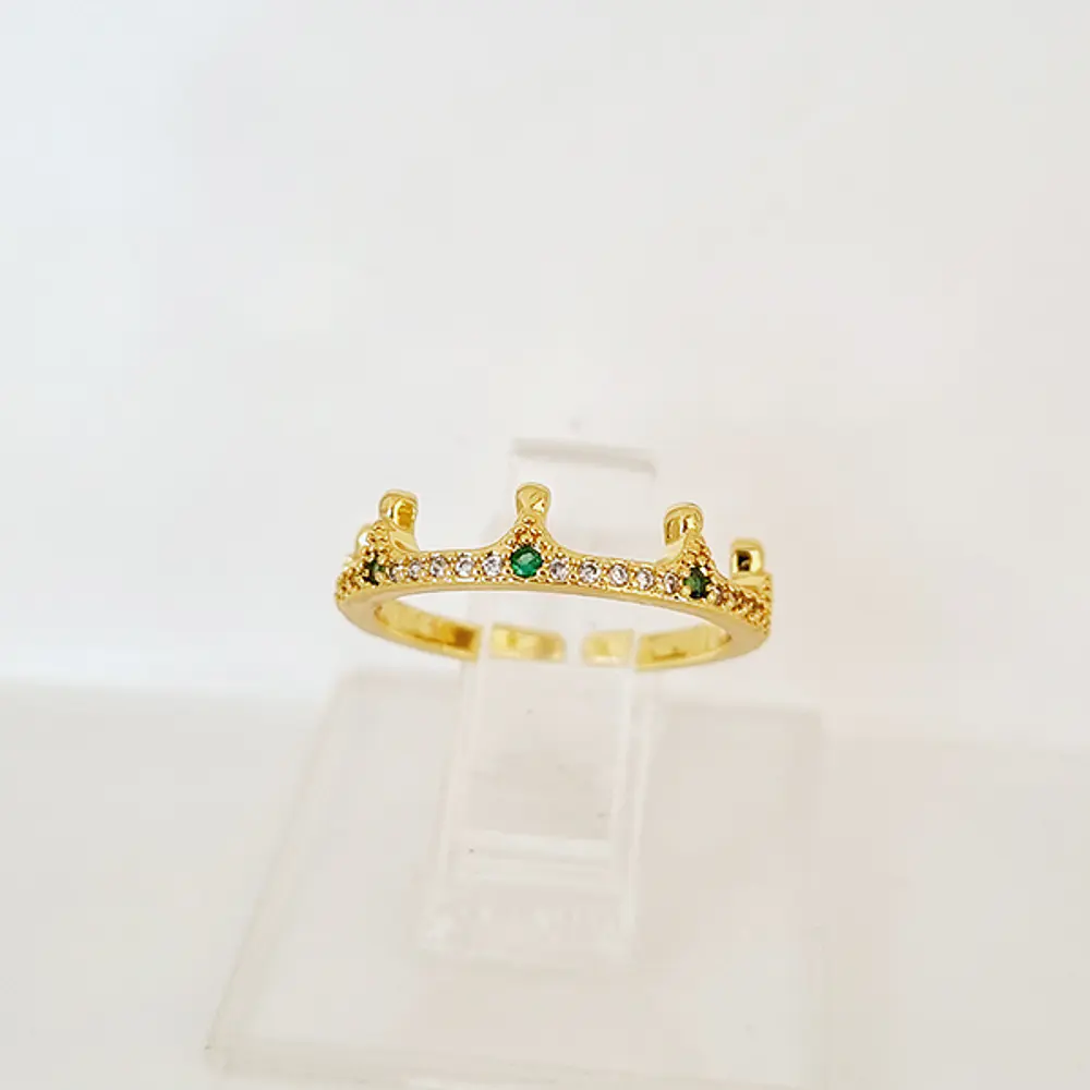 ANILLO CORONA VERDE