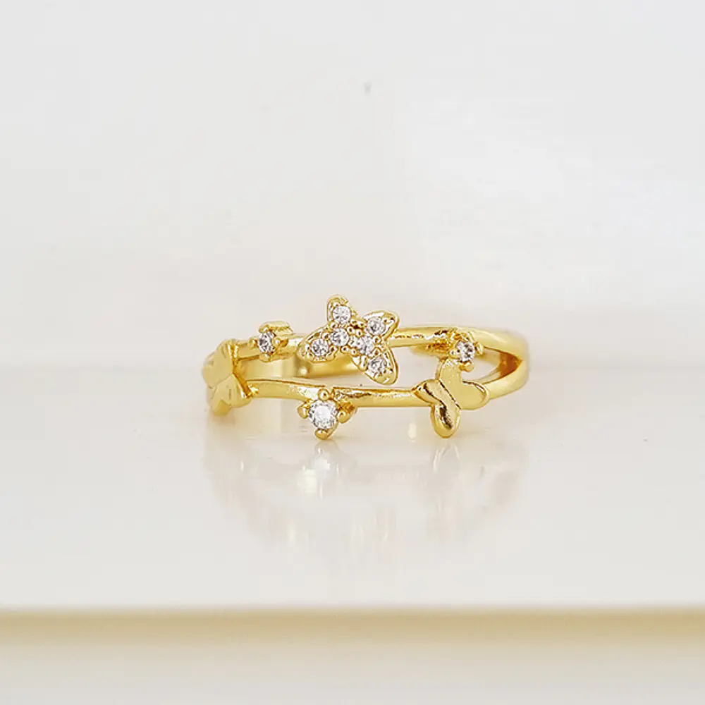 ANILLO MARIPOSA BRILLANTE