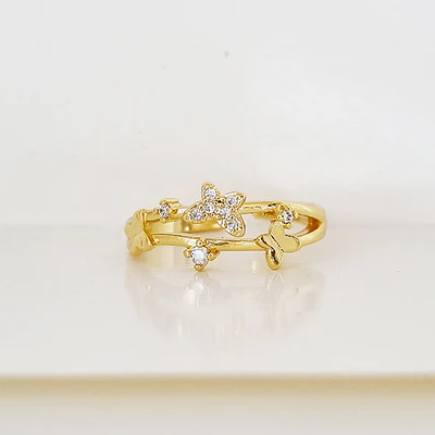 ANILLO MARIPOSA BRILLANTE