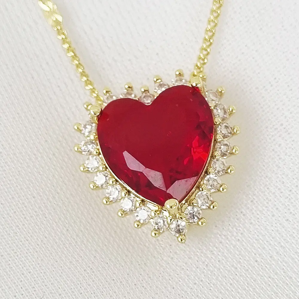 CADENA FESTA1 ROJO RUBI