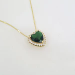 CADENA FESTA1 VERDE ESMERALDA