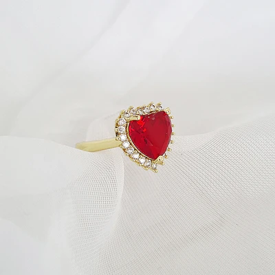 ANILLO FESTA1 ROJO RUBI