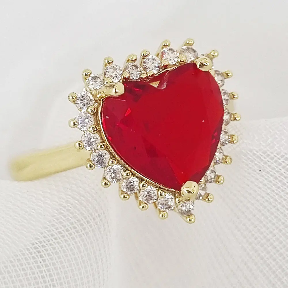 ANILLO FESTA1 ROJO RUBI