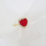 ANILLO FESTA1 ROJO RUBI
