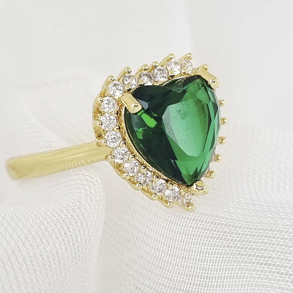 ANILLO FESTA1 VERDE ESMERALDA