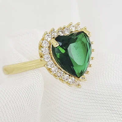 ANILLO FESTA1 VERDE ESMERALDA
