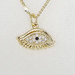 CADENA OJO TURCO BRILLANTE