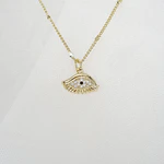 CADENA OJO TURCO BRILLANTE