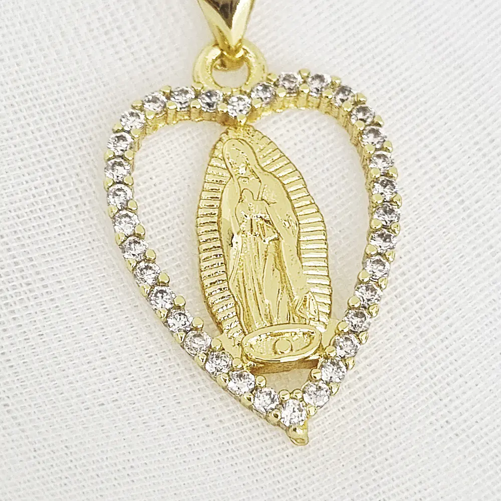 CADENA VIRGEN GUADALUPE CORAZON