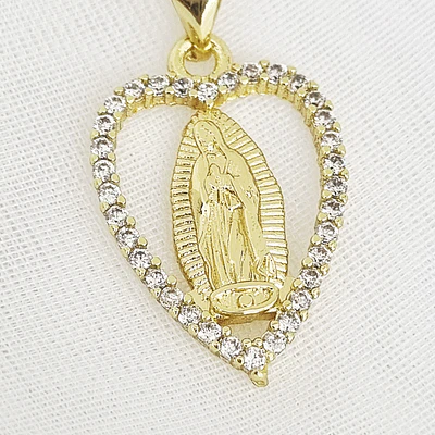 CADENA VIRGEN GUADALUPE CORAZON