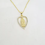 CADENA VIRGEN GUADALUPE CORAZON