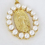 CADENA VIRGEN GUADALUPE PERLAS