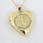 CADENA RELICARIO SAN BENITO 