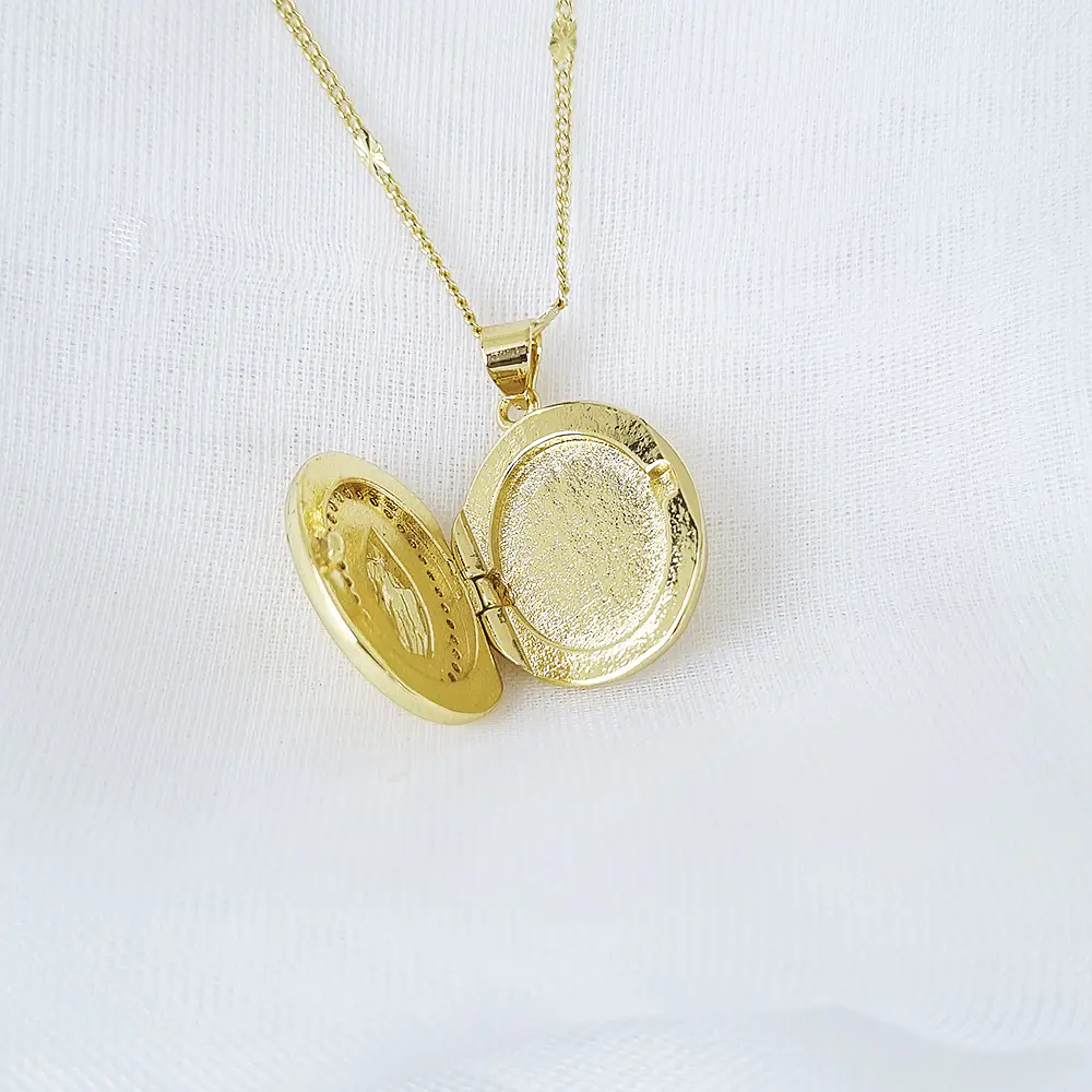 CADENA RELICARIO MILAGROSA BRILLANTE