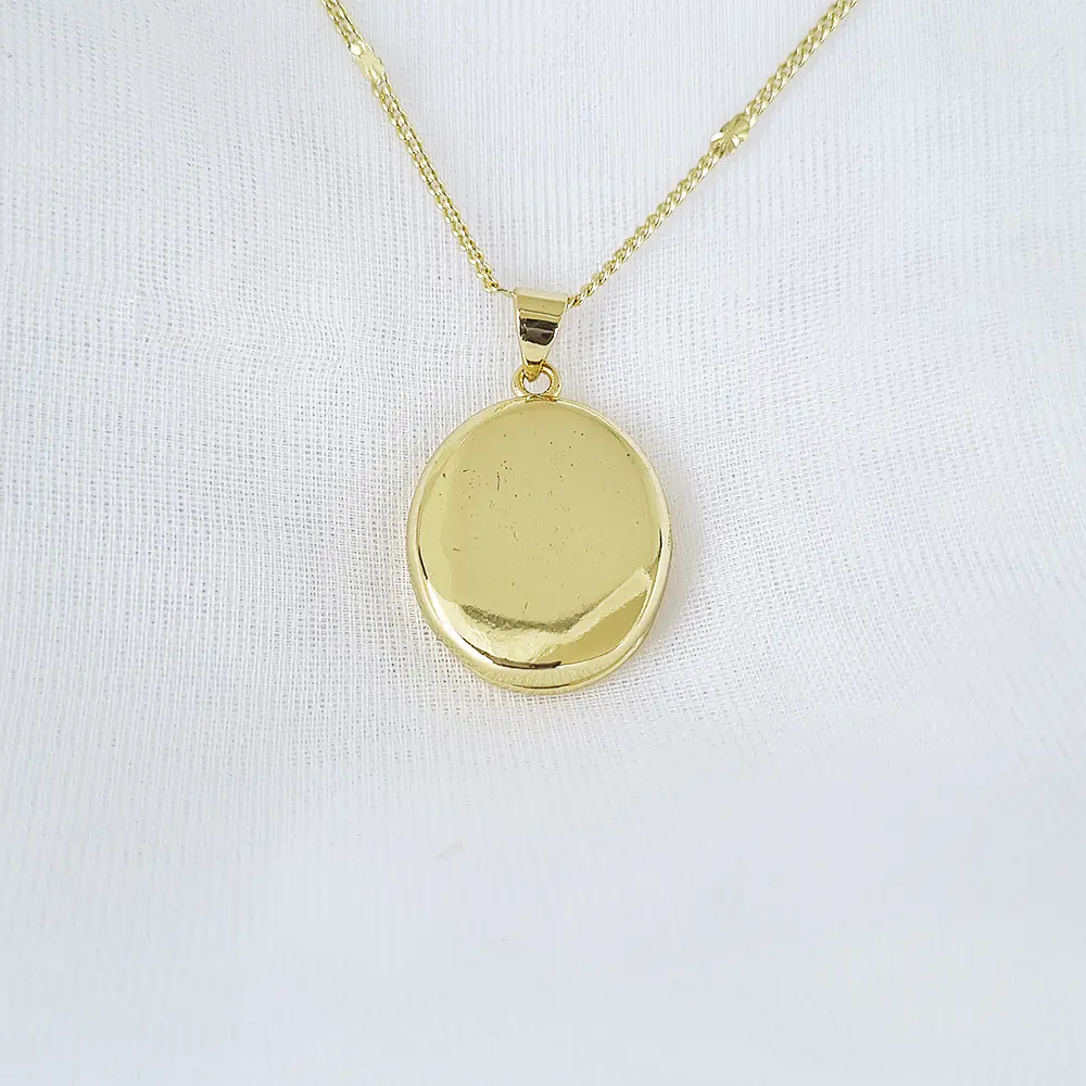 CADENA RELICARIO MILAGROSA BRILLANTE