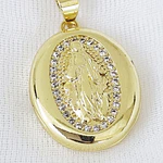 CADENA RELICARIO MILAGROSA BRILLANTE