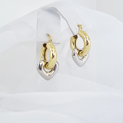 MINI AROS CORAZON COLGANTE