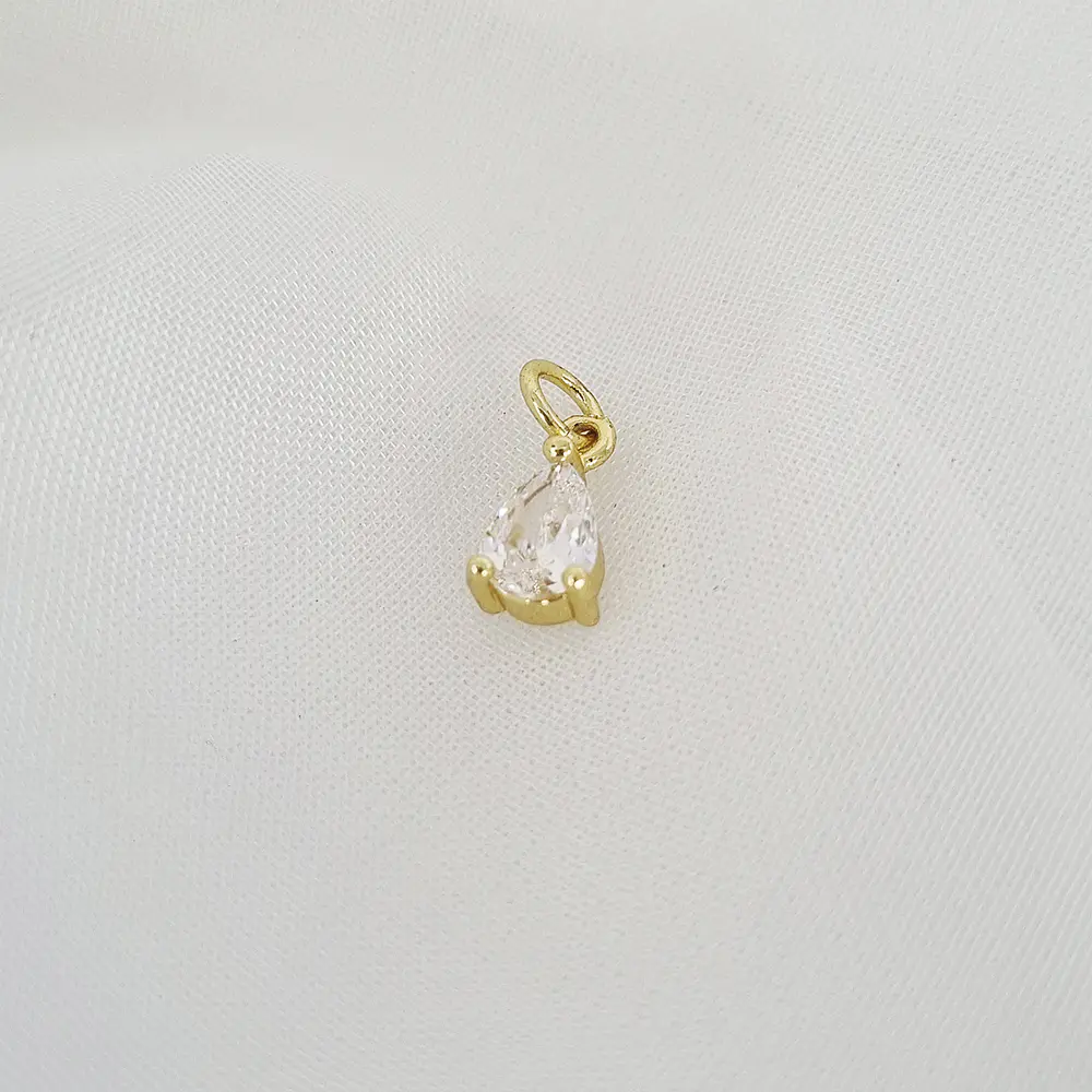 DIJE CIRCON LAGRIMA BRILLANTE