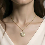 CADENA RELICARIO MILAGROSA BRILLANTE