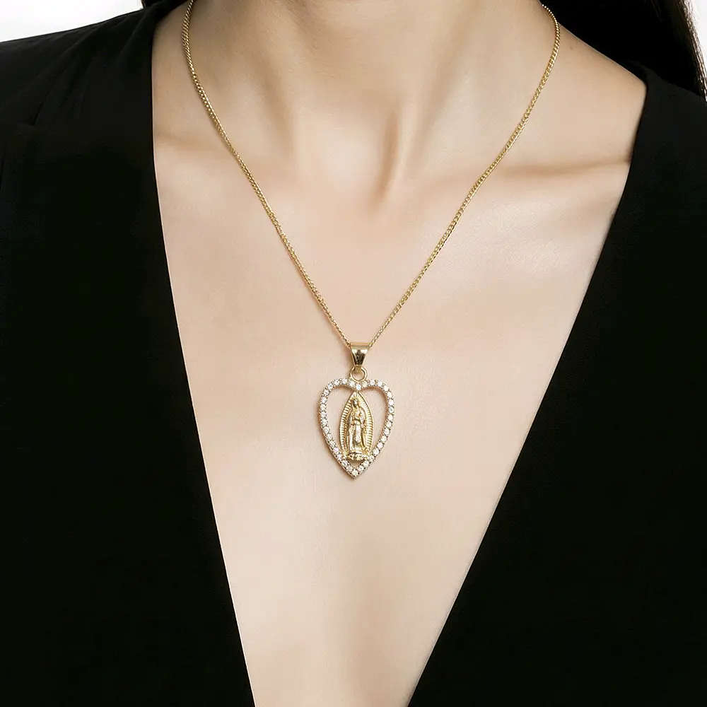 CADENA VIRGEN GUADALUPE CORAZON