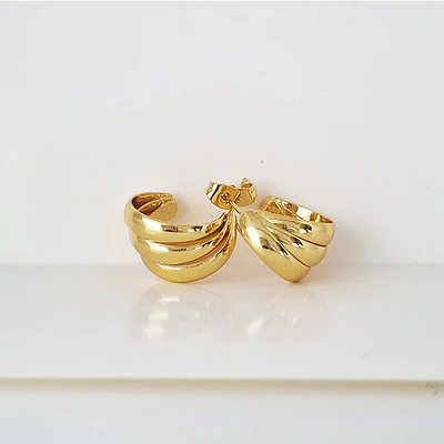 MINI AROS OLAS DORADAS