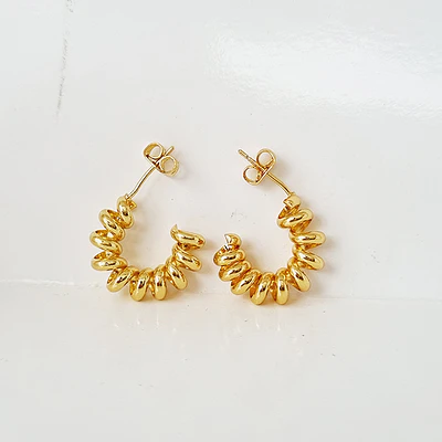 MINI AROS CABLE DORADO