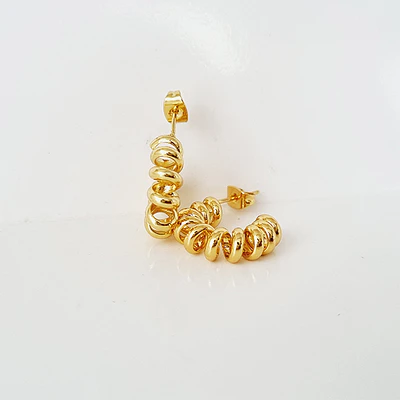 MINI AROS CABLE DORADO