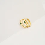 MINI AROS CORAZON VERDE