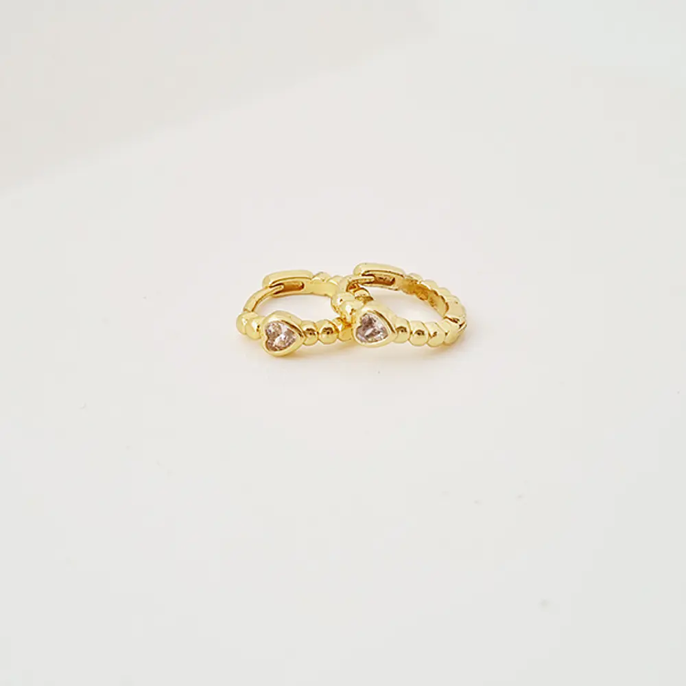 MINI AROS CORAZON BRILLANTE