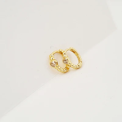 MINI AROS CORAZON BRILLANTE