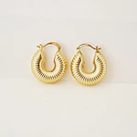 AROS CARACOL DORADOS