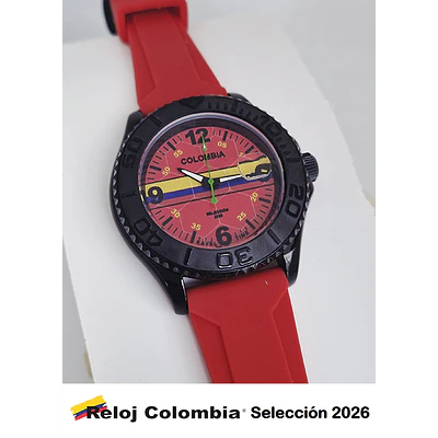 RELOJ COLOMBIA SELECCION 2026 ROJO