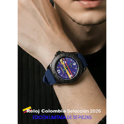 RELOJ COLOMBIA SELECCION 2026 AZUL