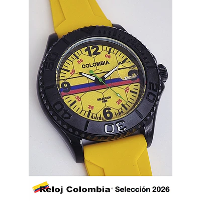 RELOJ COLOMBIA SELECCION 2026 AMARILLO