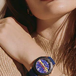 RELOJ COLOMBIA SELECCION 2026 DORADOAZUL