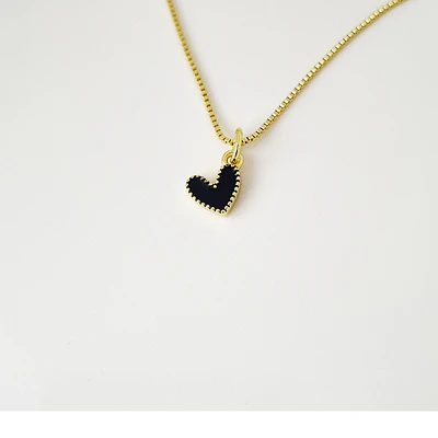 CADENA CORAZON JOLIE NEGRO