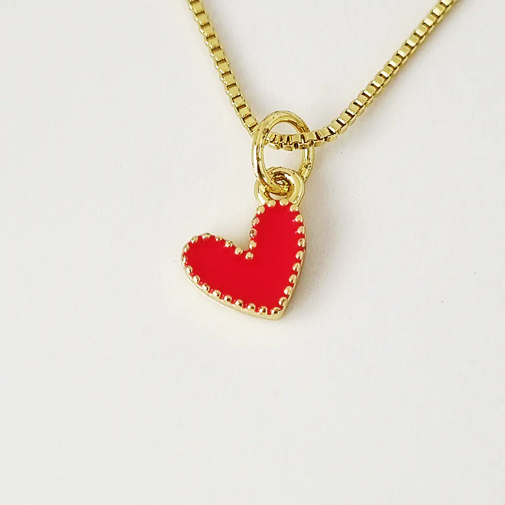 CADENA CORAZON JOLIE ROJO