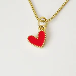 CADENA CORAZON JOLIE ROJO