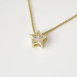 CADENA ESTRELLA SOLITAIRE BRILLANTE