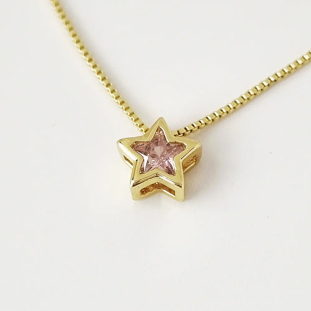 CADENA ESTRELLA SOLITAIRE PALOROSA