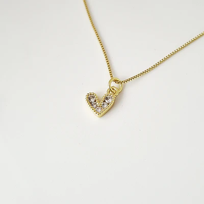 CADENA CORAZON AMORE BRILLANTE