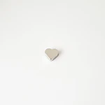 DIJE CORAZON SOLITAIRE PLATEADO