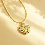 CADENA SAGRADO CORAZON DORADO