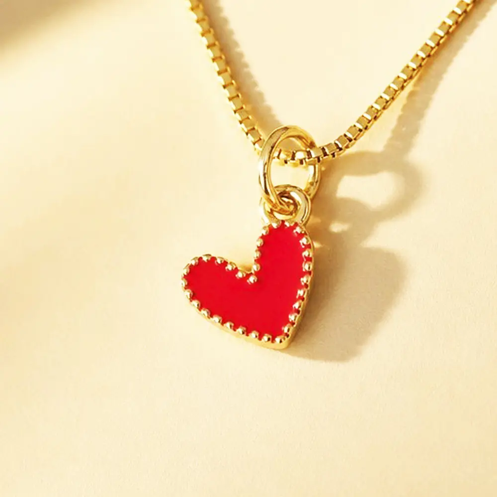 CADENA CORAZON JOLIE ROJO