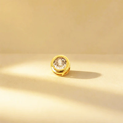 DIJE CIRCON SOLITARIO BRILLANTE