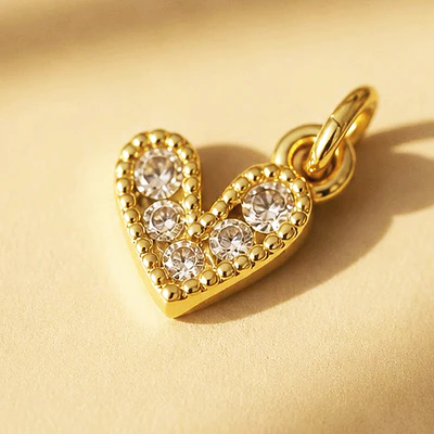 DIJE CORAZON AMORE BRILLANTE