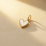 DIJE CORAZON JOLIE BLANCO